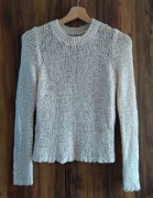 Sweter Reserved kremowy, rozm. S