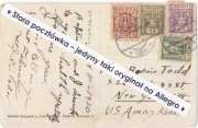 KRAKÓW - 4 znaczki Poczta Polska 10 25 40 50 f - WARSZAWA VIIIe 5.XI.1920