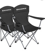 Krzesła kempingowe 2 sztuki 