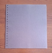 Lindner - Brązowa przekładka, 18-ringów, 272x296mm