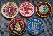 Zestaw 5 naszywka Straż  Pożarna  USA Bardzo rzadkie