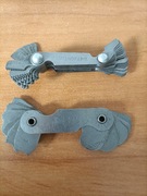 Zestaw Sprawdziany Gwintów Metrycznych Whitwortha oraz Promieni R7-14.5 