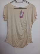 Bluzka kremowa roz.M wymiary opis