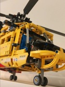 helikopter ratunkowy, klocki techniczne, model