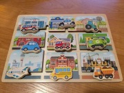 Układanka drewniana puzzle miasto