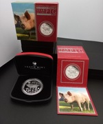 YEAR OF THE PIG 1oz SILVER PROOF  COIN/SET 2019 =UNIKAT!THE PERTH M
