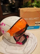 KASK NARCIARSKI ALPINA Z SZYBĄ 51-55cm regulowany