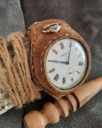 Pasek skórzany do zegarka kieszonkowego rękodzieło