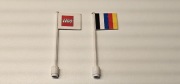 Lego Town flagi - maszt 2szt.