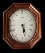 Zegar Ankra na ścianę, drewno dąb, śliczny 