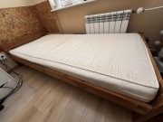 Łózko jednoosobowe z materacem 90cm