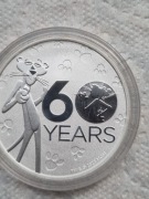 1 DOLAR 60 LAT FILMU RÓŻOWA PANTERA TUVALU 2024R.UNCJA SREBRA.