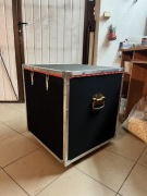 Skrzynia transportowa drewniana 52x52x52 cm | Wzmocniona | Wytrzymała