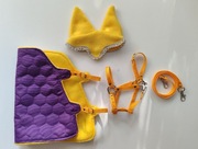 Zestaw dla konika hobby horse a4 derka nauszniki kantar wodze