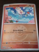 REVERSE HOLO Scorbunny 036/217 Karta POKEMON TCG Mega Evo Ascended Heroes