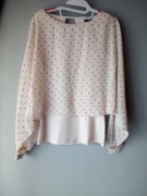 Orsay Szyfonowa bluzka beżowa rozm. 36