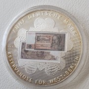 NIEMCY   5 MAKEK  Numizmat z limitowanej kolekcji ZNAK CIENIA  2010 