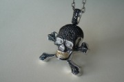 JOE RODEO SKULL złoto czacha plein diamenty 9,60ct