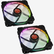 NOWY ZESTAW - 2 x WENTYLATOR 140 MM RAIJINTEK AURAS RGB CZARNY