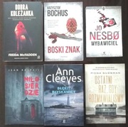 6x KRYMINAŁ THRILLER zestaw książek: Jo Nesbo, Jean Raspail, Fiona Sussman 