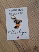 Brelok z uroczym kreskówkowym psem