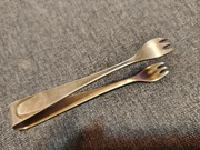 Posrebrzane szczypce do cukru