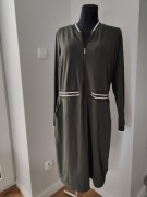 Sandwich sportowa sukienka khaki XXL 44 zamek
