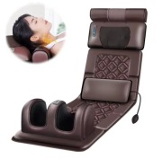 Mata Masująca 4D SHIATSU– Całe Ciało| Trakcja| Mobilny Masażer Nóg| Grzanie