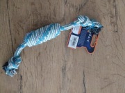 NUXIE Sznur bawełniany szarpak dla psa kota zabawka 30cm