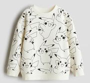 Nowa śmietankowa bluza Pokémon Pokemon H&M 122/128