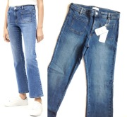 MANGO spodnie jeansy dzwony z kieszeniami 15 16 lat