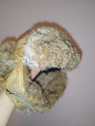 Czapka zimowa uszanka królicze futro Stetson XL 