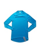 Niebieski koszulek z długim rękawem