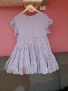 Włoska ażurowa sukienka letnia falbana MIHO'S uni