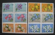 Kwiaty powojniki parki 2758-2763** 1984 rok