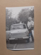 stare zdjęcie prl samochód trabant