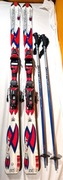 Narty Rossignol Spirit 154 cm i kijki 150 cm
