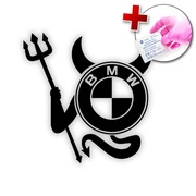 NAKLEJKA NA SAMOCHÓD AUTO LAPTOP - BMW DEVIL