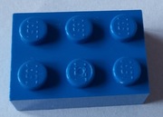Lego 3002 Niebieski klocek 2 x 3 4162 2szt