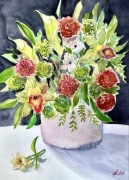 Bukiet urodzinowy, 42*30cm, Original Akwarela