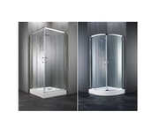 WYPRZEDAŻ KABIN PRYSZNICOWYCH 80x80 90x90 półokrągłe i kwadrat 7mm