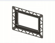  Tece TECEnow - Ramka montażowa do spłukiwania, czarna 9240647