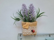 Magnes na lodówkę - 111g. CHORWACJA Koszyk z lawendą
