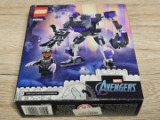 Lego Marvel Super Heroes 76204 Zbroja Czarnej Pantery Nowa zerwana plomba