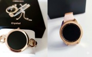 Zestaw 2 smartwatchy – Samsung Galaxy Watch 42 mm rose gold, MaxCom FW51 