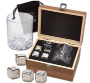 SZKLANKA DO WHISKY + KAMIENIE ZESTAW PREZENTOWY URODZINY IMIENINY