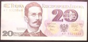 Banknot 20 zł z roku 1982