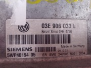 Sterownik VW polo 1.2 Siemens 03E906033L IMMO OFF