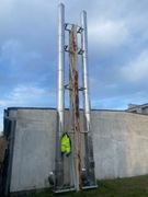 Komin izolowany kwasoodporny dwuścienny fi500 8,5m