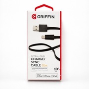 Markowy kabel GRIFFIN Lightning-USB 3m – NOWY!
